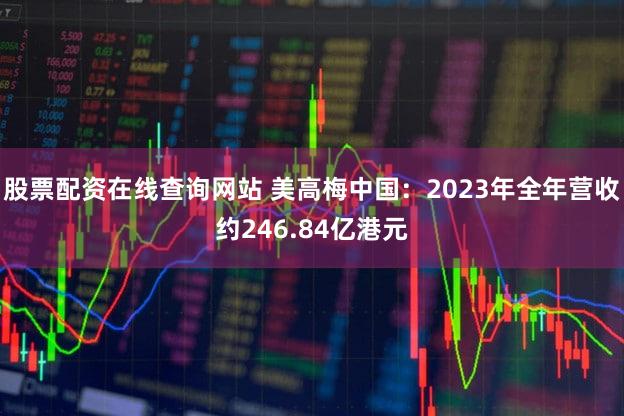 股票配资在线查询网站 美高梅中国：2023年全年营收约246.84亿港元