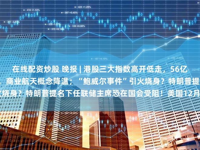 在线配资炒股 晚报 | 港股三大指数高开低走，56亿美元重磅交易“炸响”创新药，商业航天概念降温；“鲍威尔事件”引火烧身？特朗普提名下任联储主席恐在国会受阻！美国12月CPI今晚公布