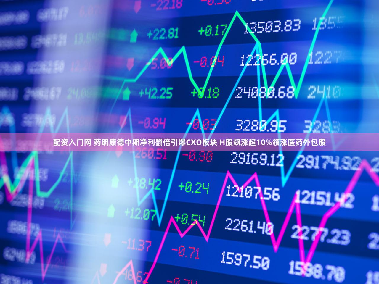 配资入门网 药明康德中期净利翻倍引爆CXO板块 H股飙涨超10%领涨医药外包股