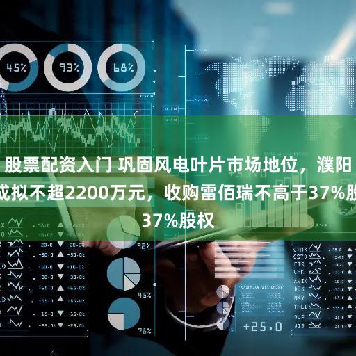 股票配资入门 巩固风电叶片市场地位,濮阳惠成拟不超2200万元,收购雷佰瑞不高于37%股权
